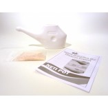Neti pot in plastica con 15gr di sale dell’Himalaya inclusi